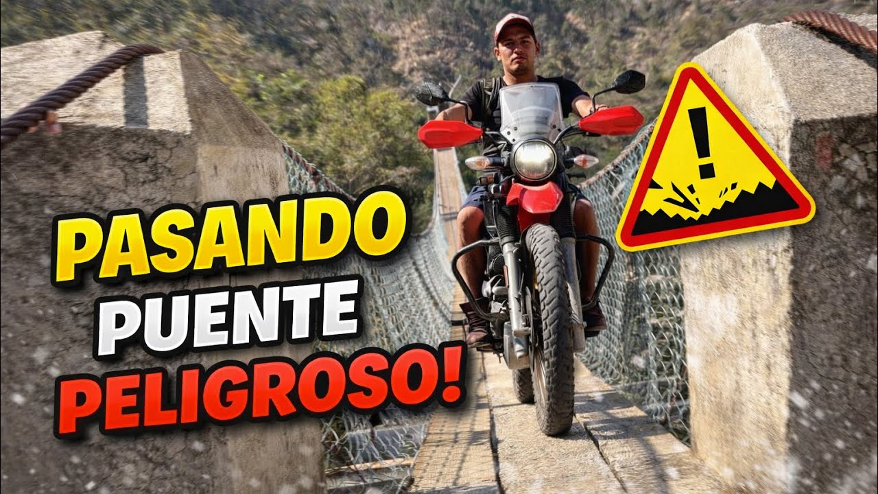 👉🏼De Esta Manera Cruzan Las Motocicletas Este Gran Puente De AMACA😱