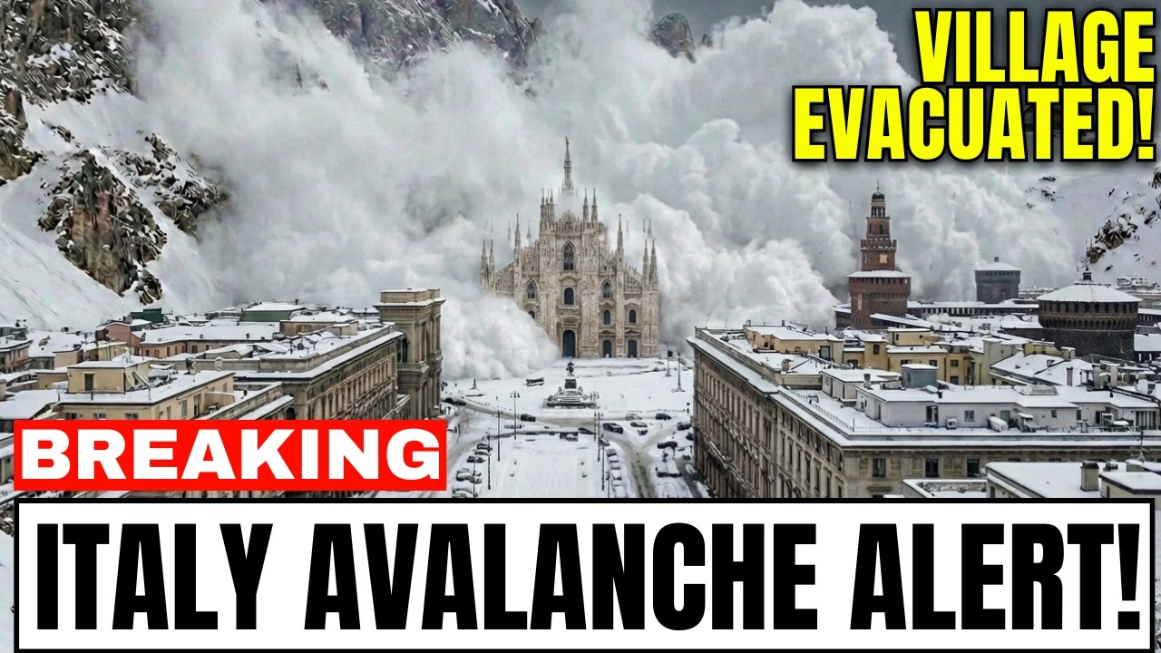 Italy AVALANCHE Crisis EXPLODES &mdash; 500 EVACUATED by Helicopter as Alpine Villages CUT OFF!