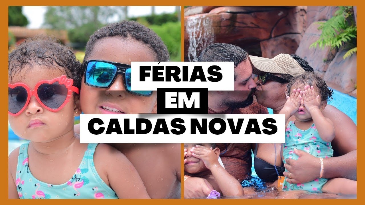 NOSSAS FÉRIAS EM CALDAS NOVAS/GO NO HOTEL VILLAS DI ROMA E PRIMEIRA VIAGEM DE AVIÃO DAS CRIANÇAS.