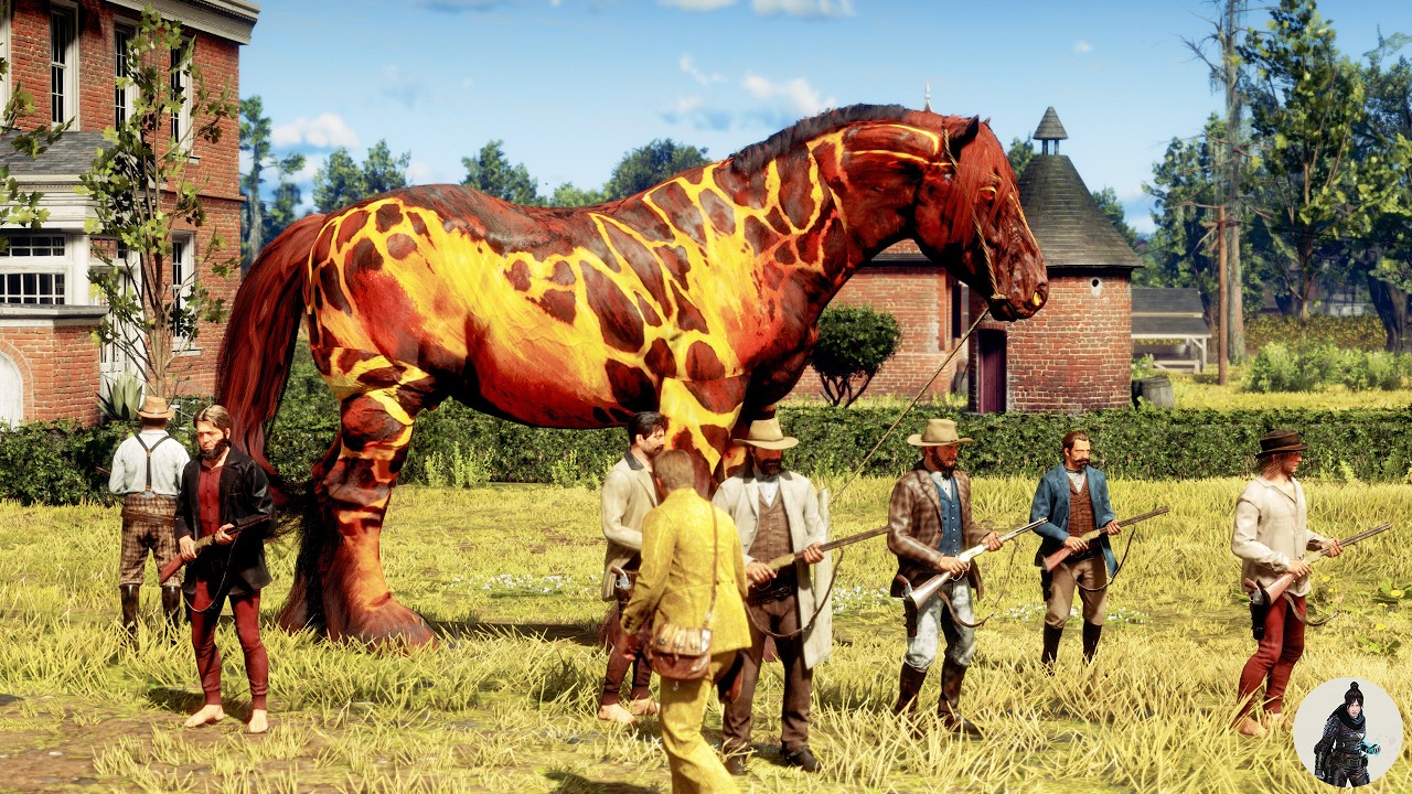 Arthur Morgan Rescues a Giant Ignivar Horse from Caliga Hall After Fighting the Grays 🔥🐎