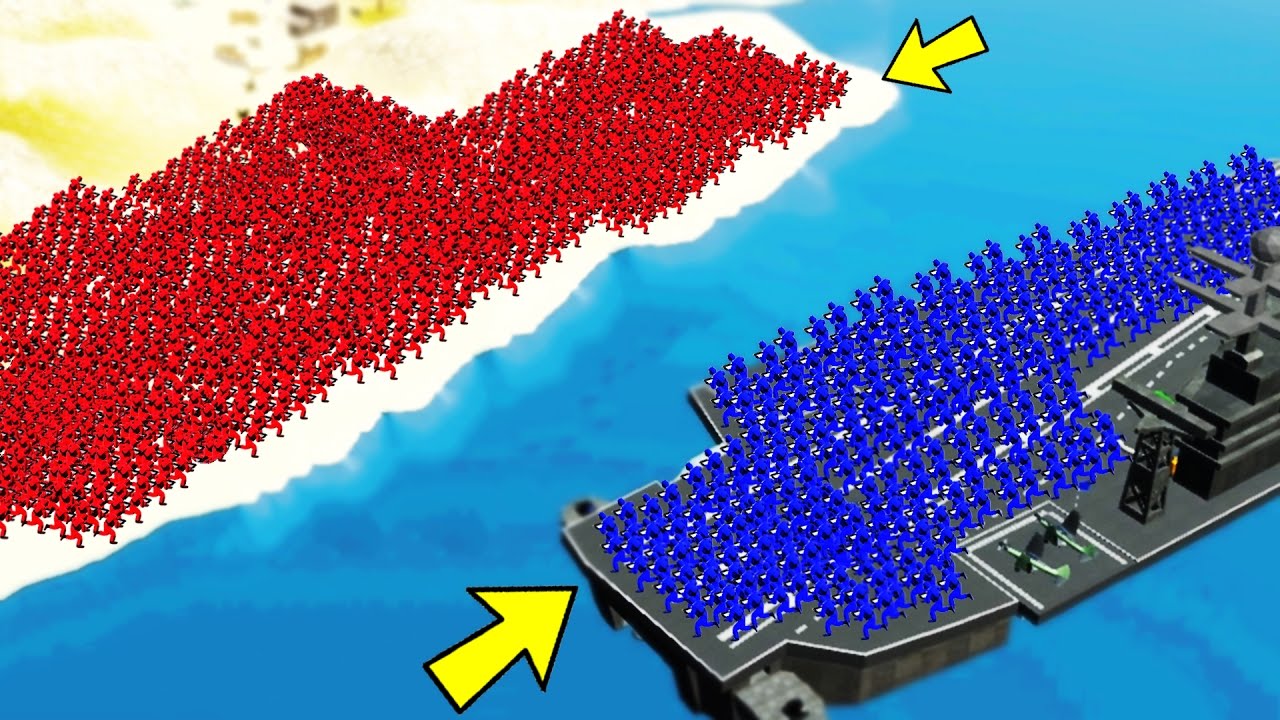 GIANT ARMY vs GIANT ARMY - Ravenfield Gameplay