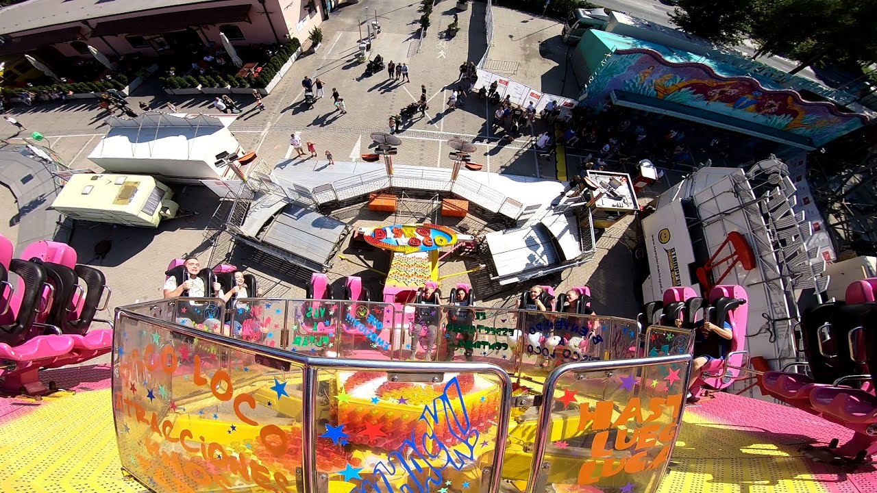 Technical Park Heavy Disco Loco (Hujber) Gaudepark Klagenfurt Messe 2019 POV Onride