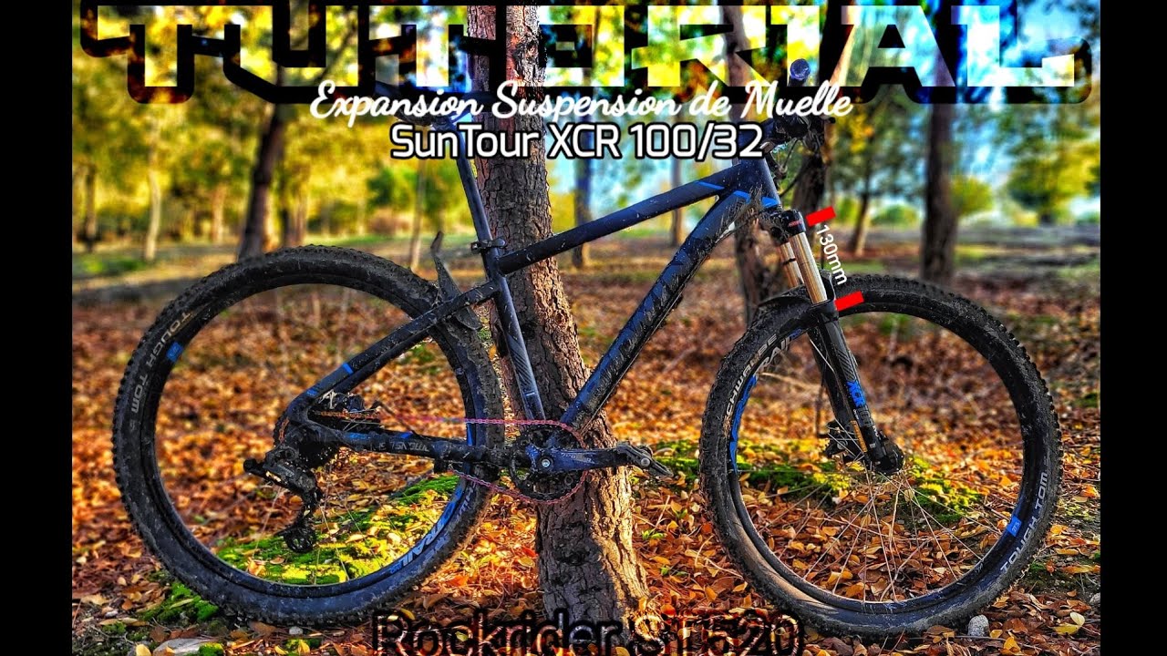 Expansion de Recorrido a Suspensión Suntour XCR 100/32 de 100 a 130mm ROCKRIDER ST520
