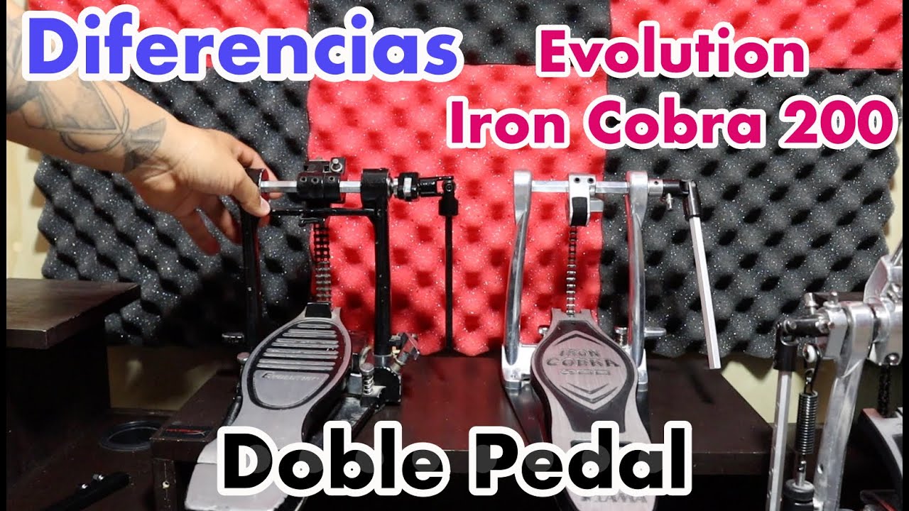 Doble Pedal Tama Iron Cobra 200 / Doble pedal Evolution (Review y diferencias) || Alvaro Aguilar