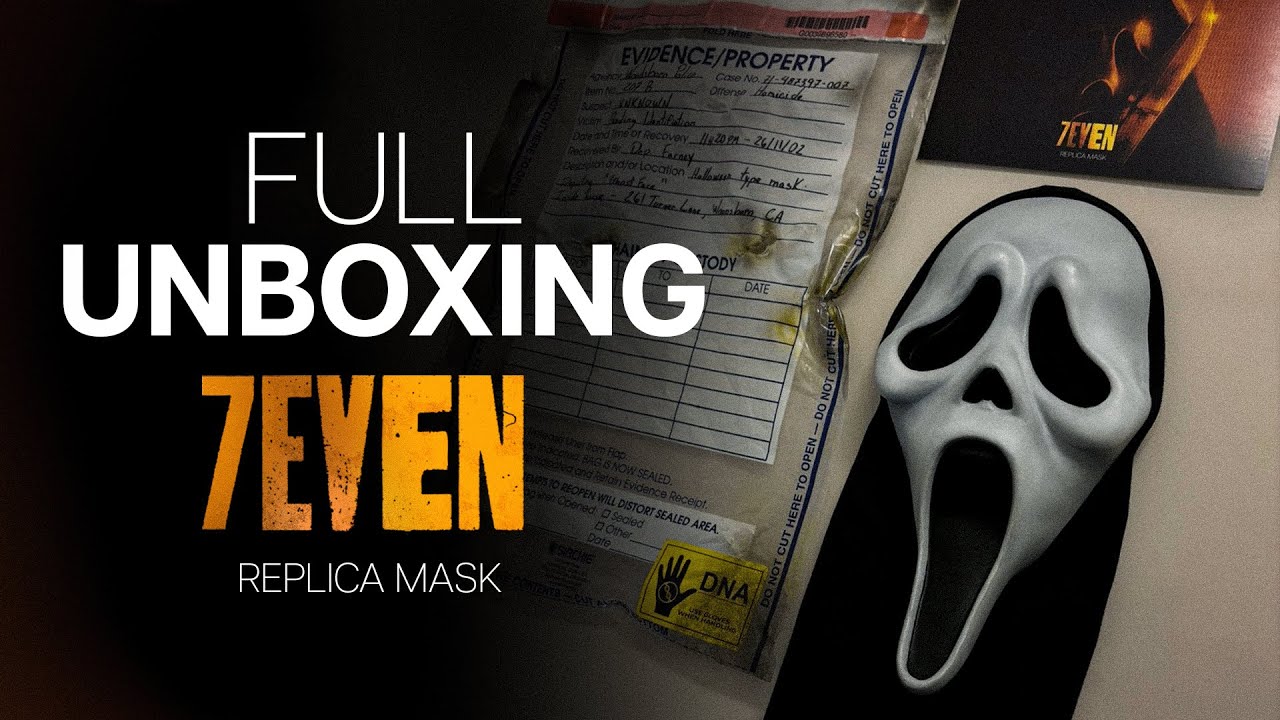 7EVEN Replica Mask Unboxing (Scream 7) - Felipe Campos (Beelzeboss Studios)
