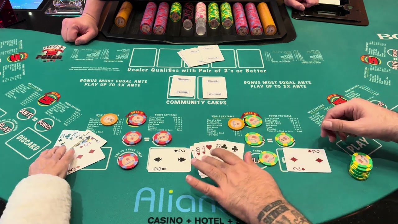 WILD 5 POKER STRIKES AGAIN!!!!!!!!!!