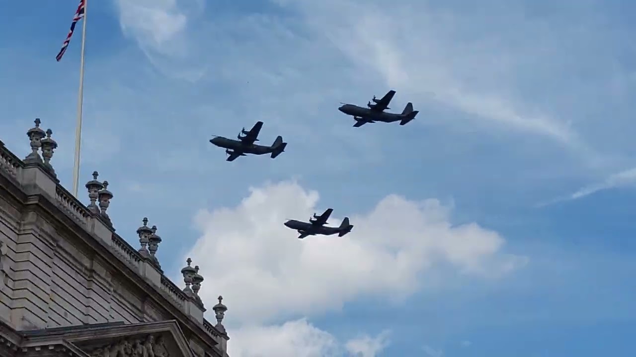 Queen Elizabeth II, Platinum Jubilee, Flypast, London, 2022