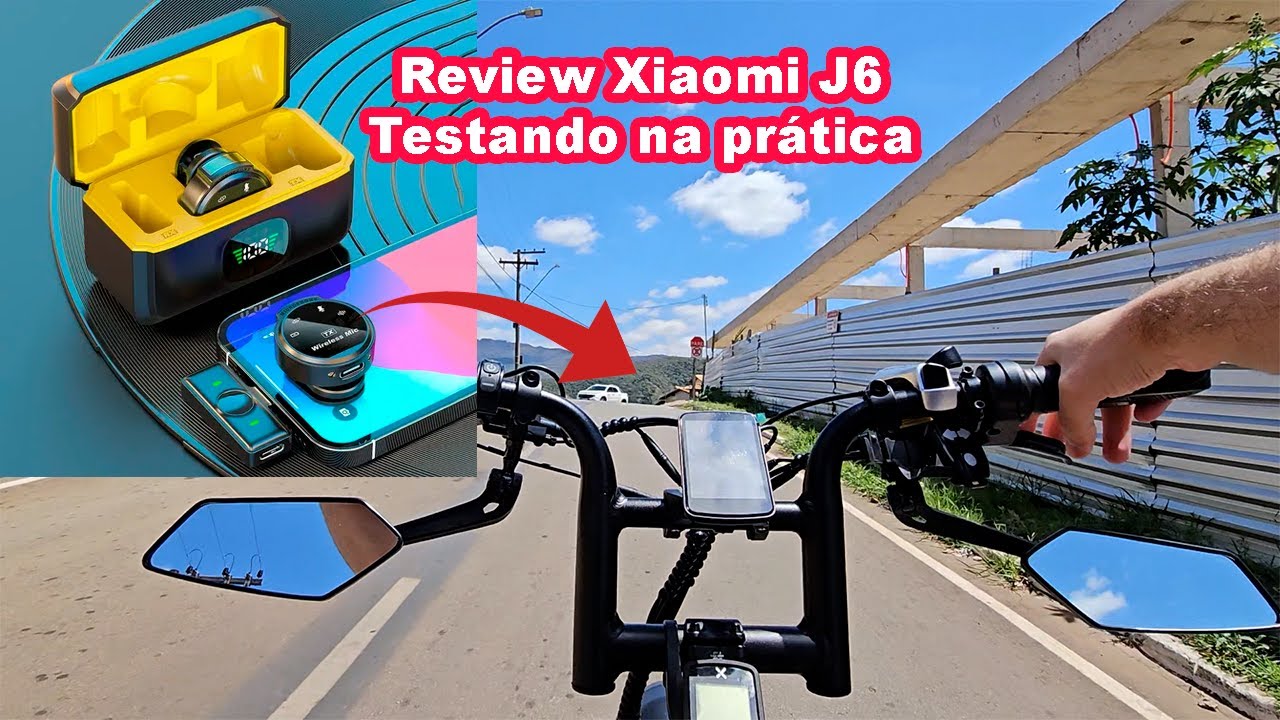 Review Xiaomi J6 Microfone de Lapela | Teste Real Andando de Bicicleta