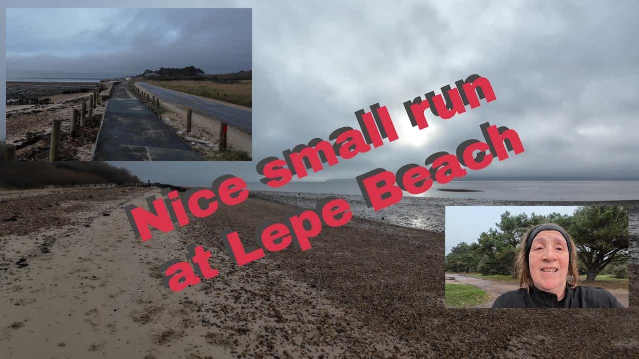 Small run at Lepe Beach
