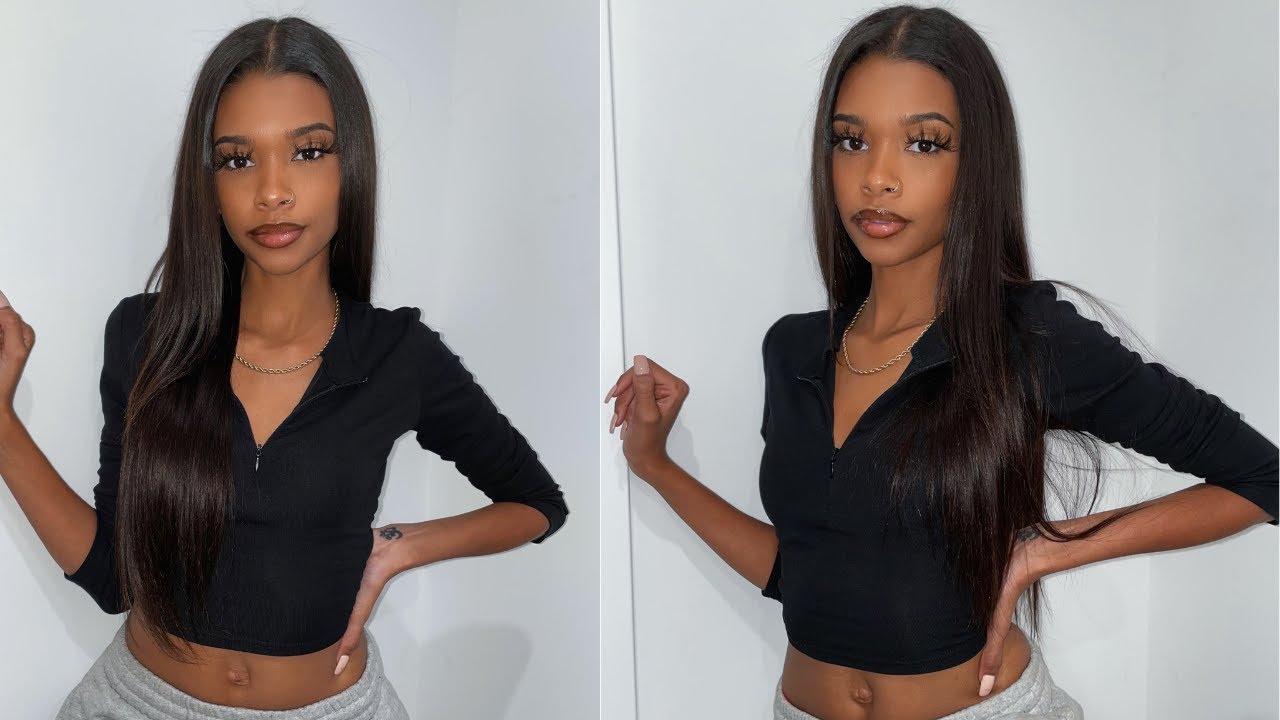 WHAT LACE?! This Wig Naturally Flows With My Hair😱  Alipearl U-Part Wig Intall