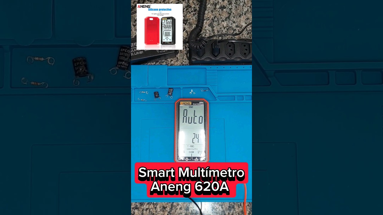 Mult&iacute;metro Aneng 620A #eletrica #eletricista #eletronica #aneng