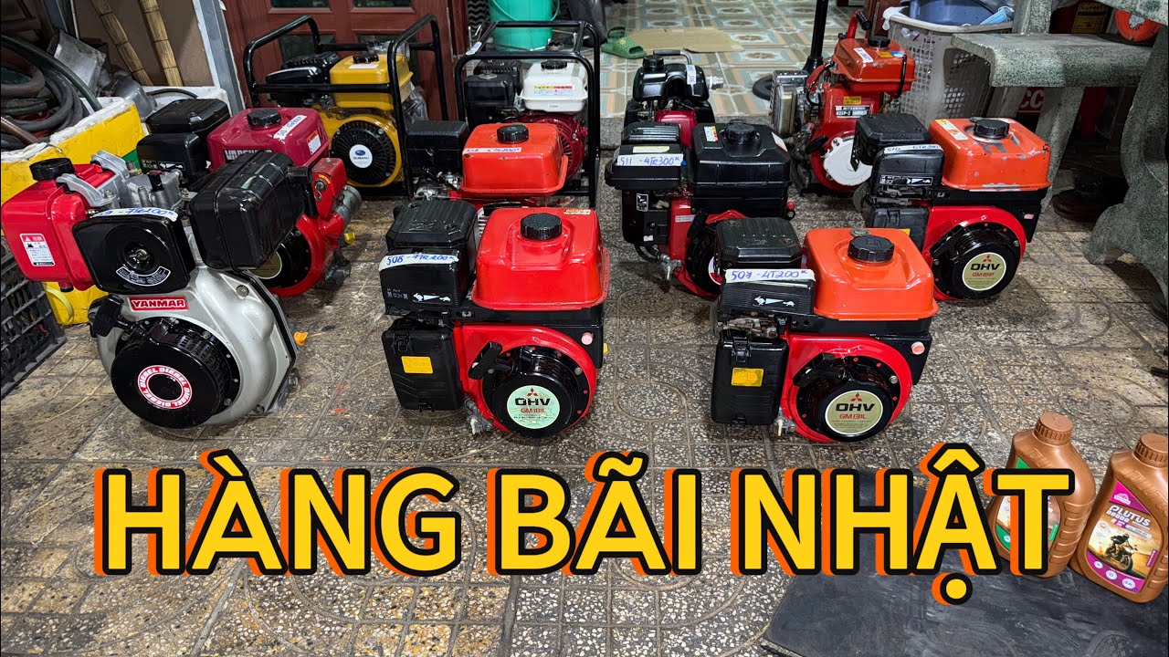 Hàng Bãi Nhật 21/10. Lô Máy Hệ VIP. Máy Dầu Yammar Mới 98%.