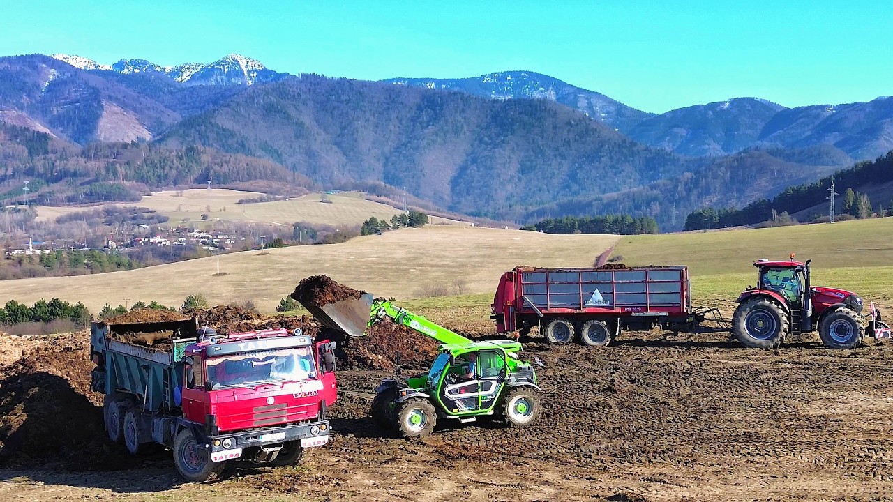 Погрузка и разбрасывание навоза 2026 [ Case IH Puma 260 CVX, Tatra 815 RUR 10 и Merlo ]