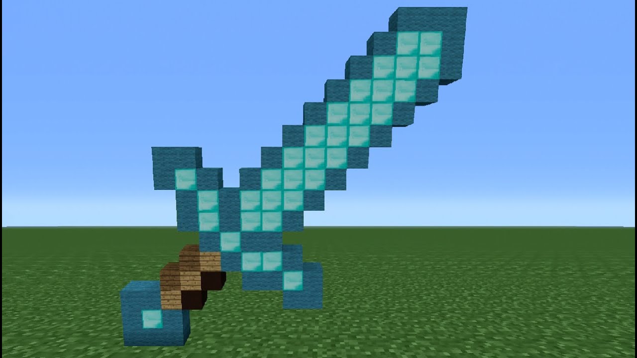 Minecraft Tutorial: How To Make A Diamond Sword