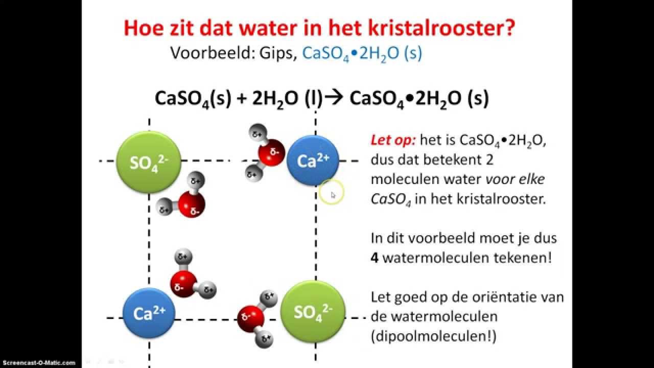 Hydraten & kristalwater