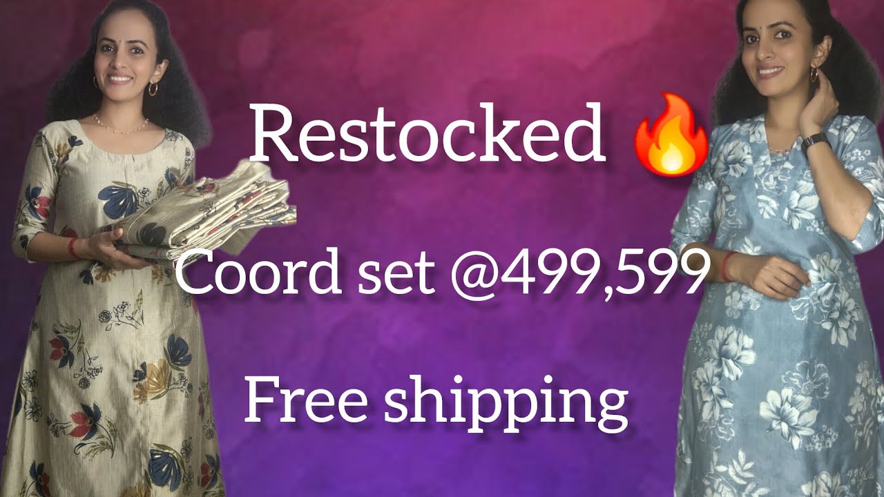 499 രൂപ മുതൽ Coord set കൾ.. Free shipping.. പൊങ്കാല സ്പെഷ്യൽ offer സ്പെഷ്യൽ 