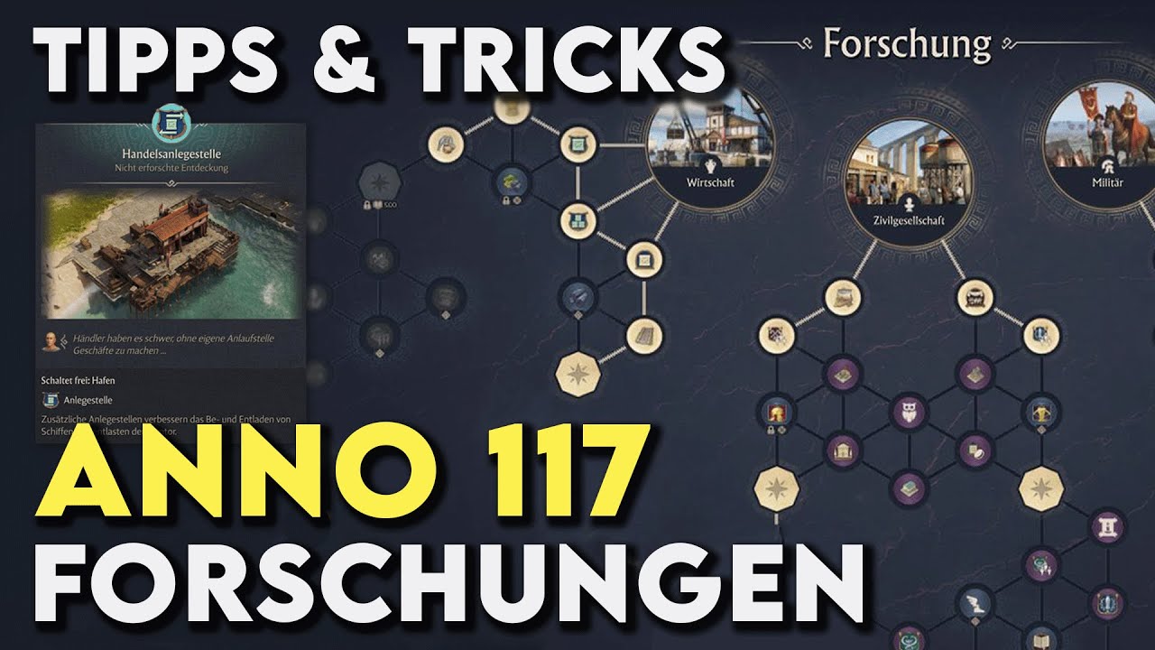 Forschung in Anno 117! Tutorial und die wichtigsten Tipps & Tricks!