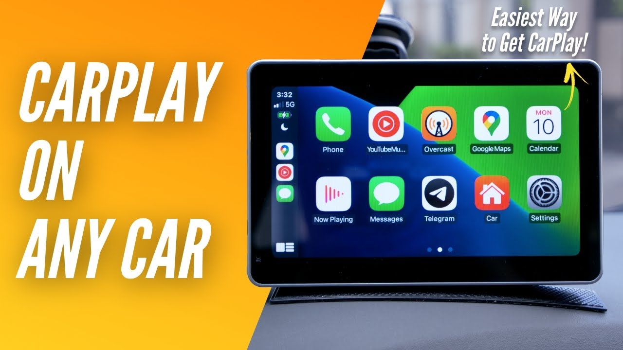 Как установить CarPlay на любой автомобиль (самостоятельная установка) — обзор беспроводного голо...
