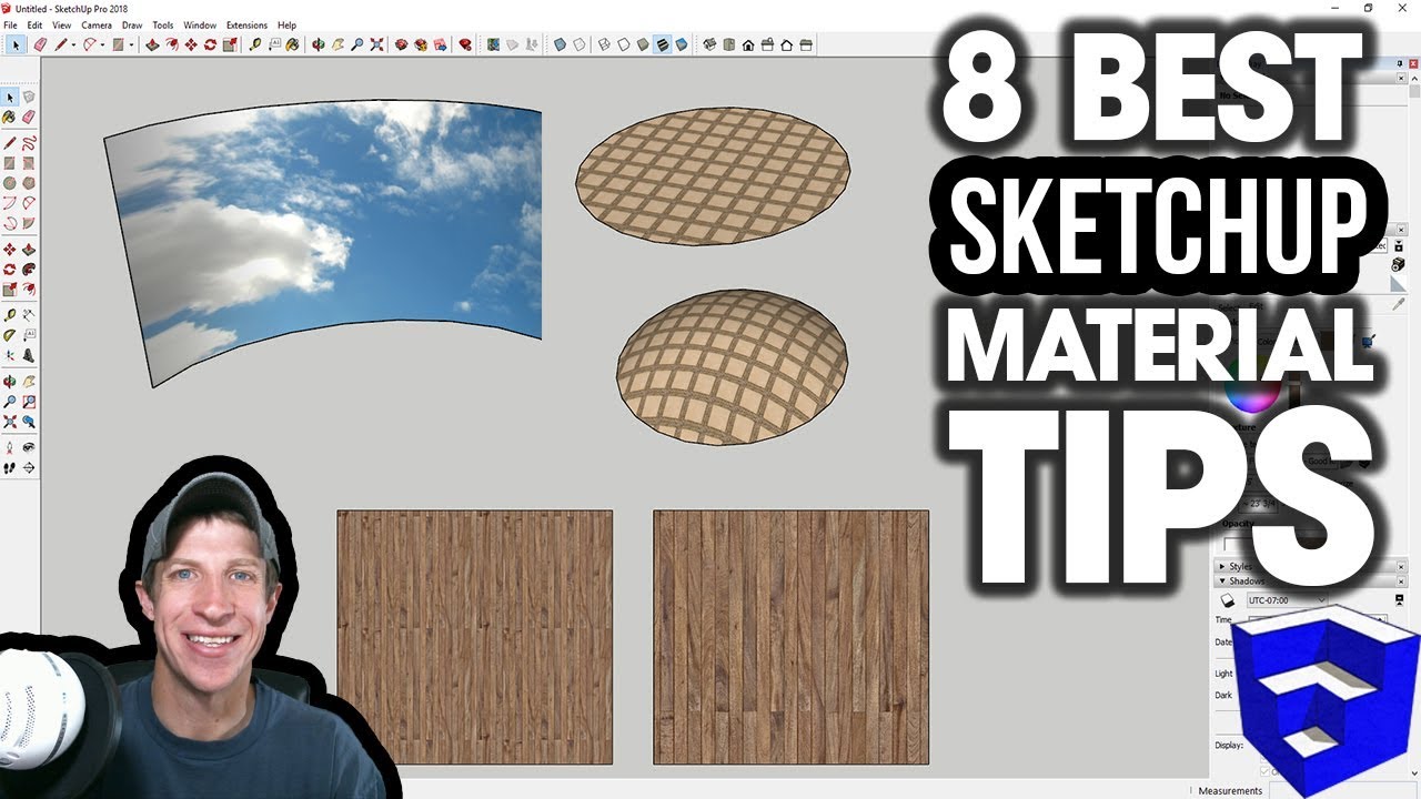 8 ЛУЧШИХ СОВЕТОВ по редактированию материалов в SketchUp