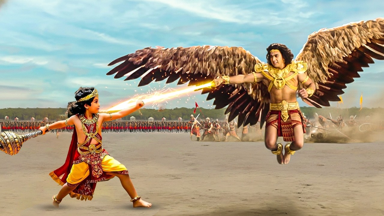 देखिये कैसे बाल हनुमान ने गरुड़ को सिखाया सबक ? | Bhakti Serial | #mahabalihanuman