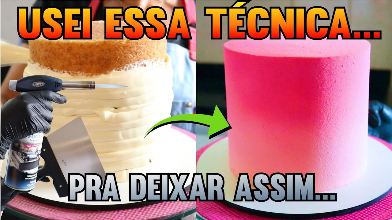 ESSA COBERTURA ME SURPREENDEU...FIZ O EFEITO AVELUDADO DO BOLO DE UM JEITO DIFERENTE...@Rebeca Poll
