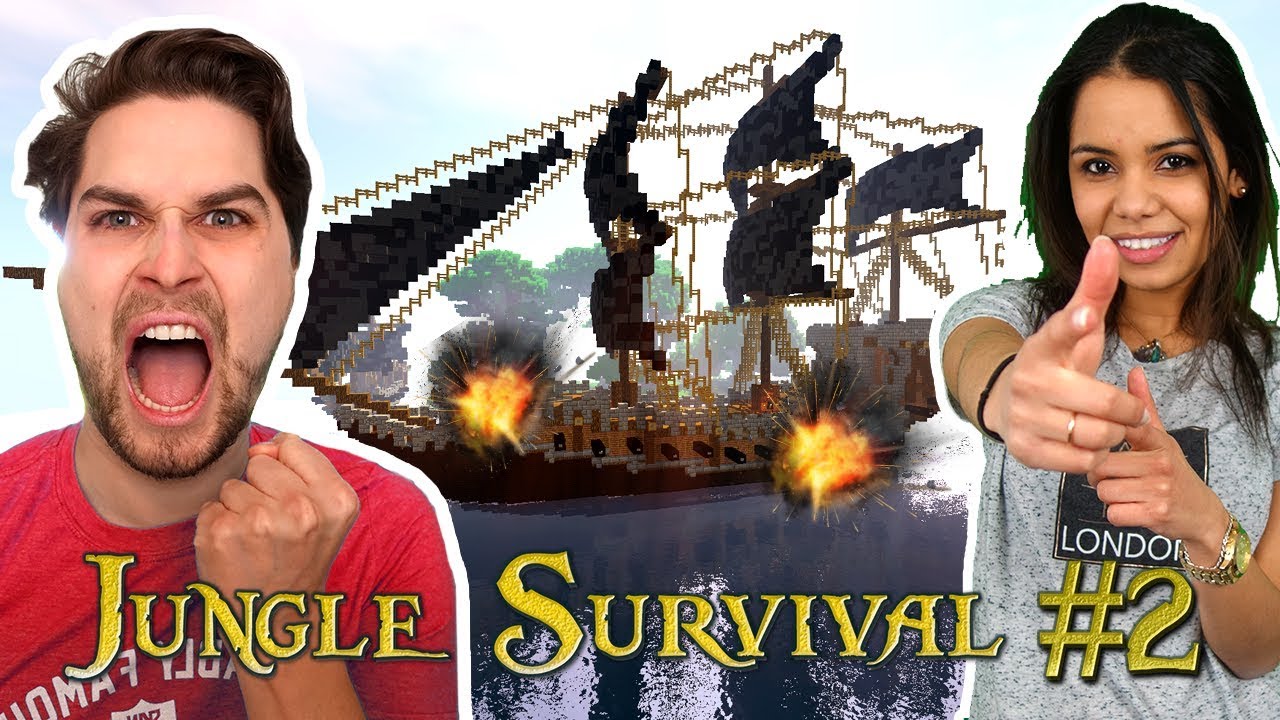 PIRATENSCHIP AANVALLEN! - JUNGLE SURVIVAL #2