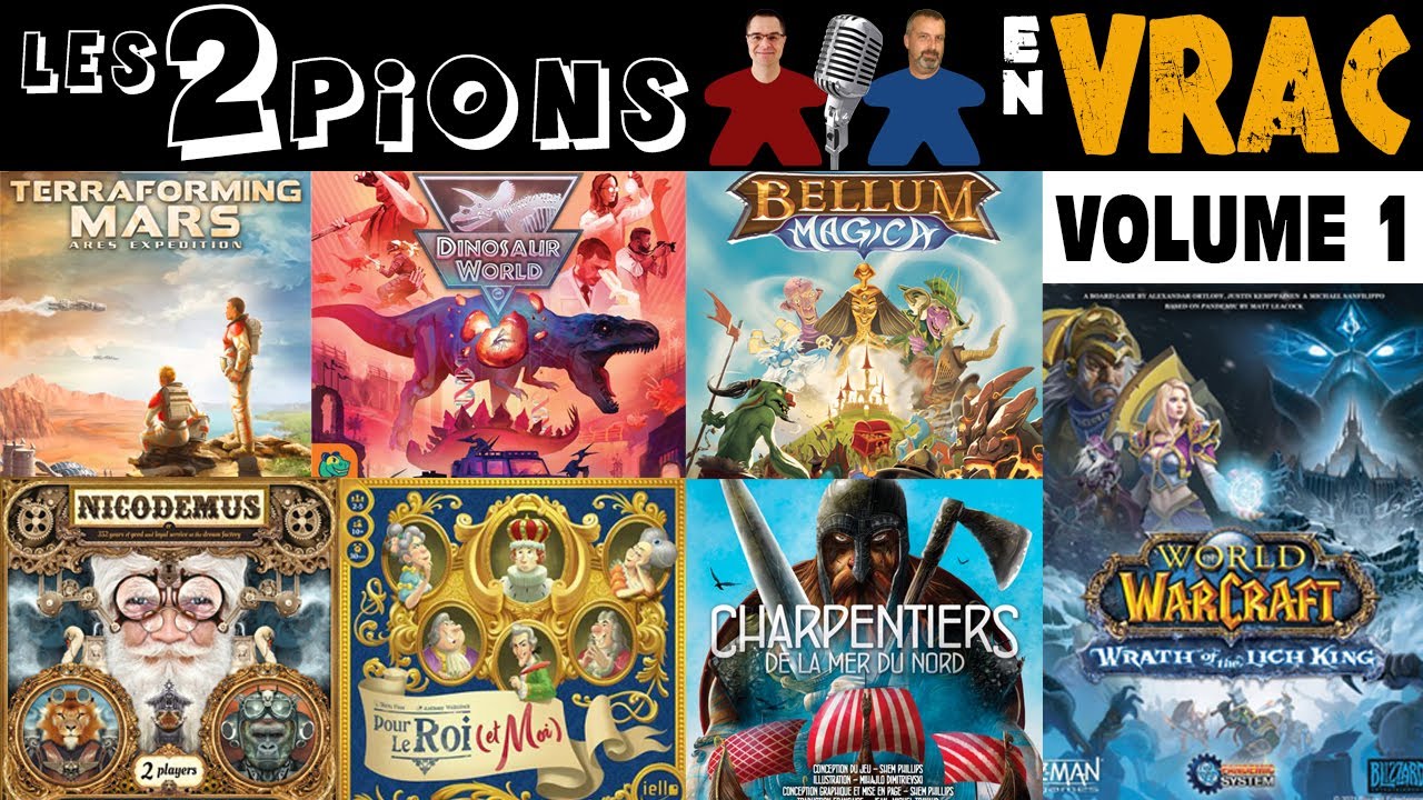 EN VRAC Vol. 1 - Wrath of the Lich King, Dinosaur World, Ares Expedition, Nicodemus, etc