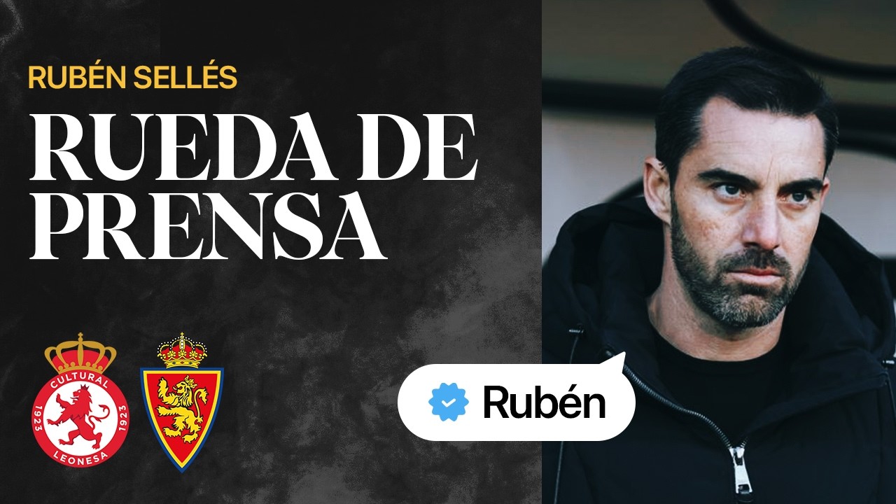 RUEDA DE PRENSA | Rubén Sellés, tras el encuentro en León | LaLiga Hypermotion