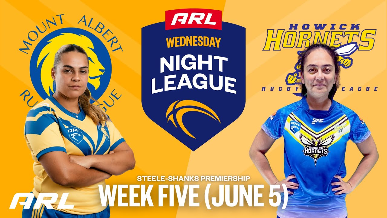Mt Albert Lionesses v Howick Hornets | ARL Wednesday Night League | Steele-Shanks Premiership