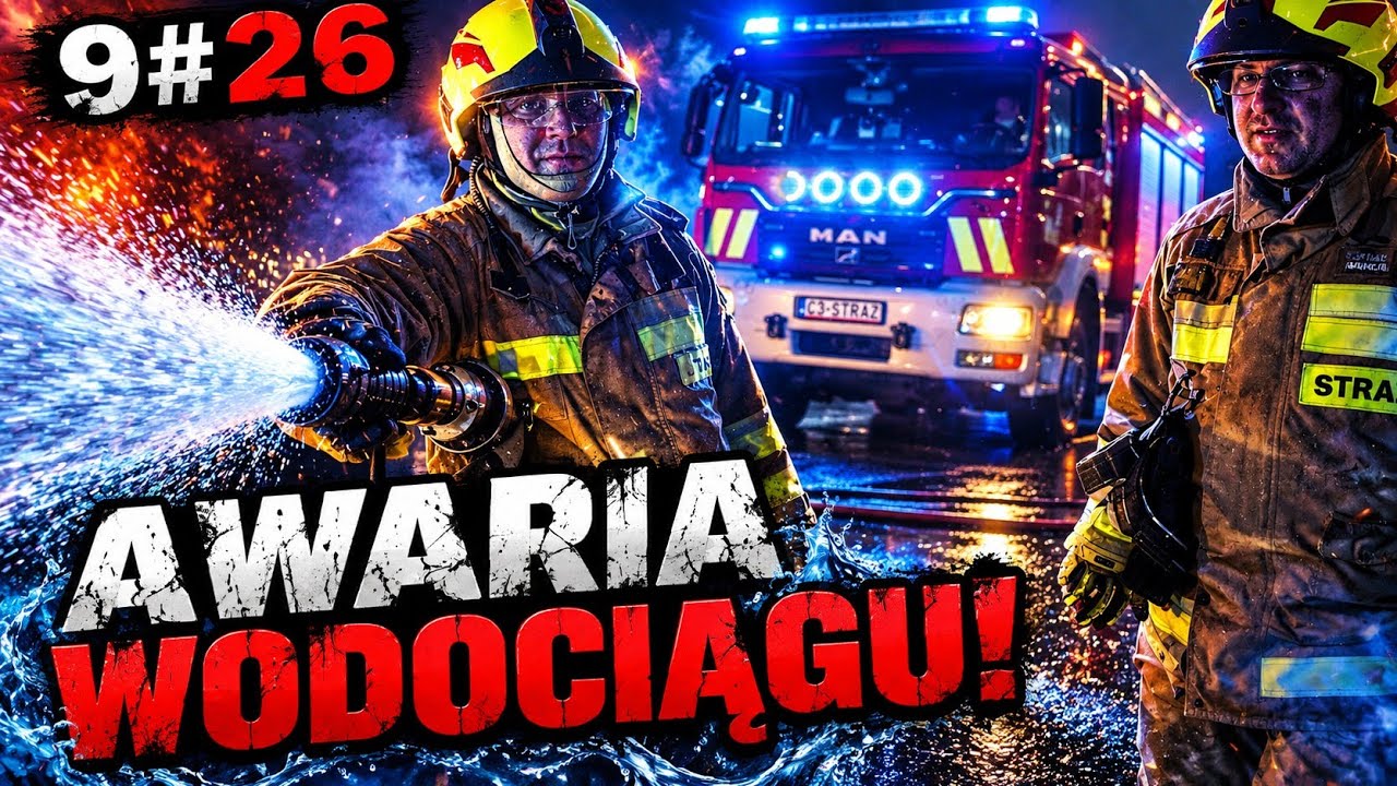 AWARIA WODOCIĄGU  Wyjazd Alarmowy OSP!!!