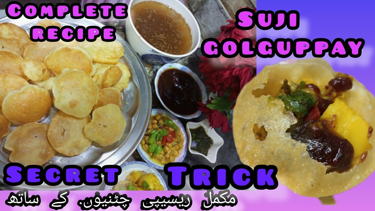 Golguppay| Golguppa Recipe | Panipuri |How to make Golguppay|Golguppay ki complete recipe | puchka 😀