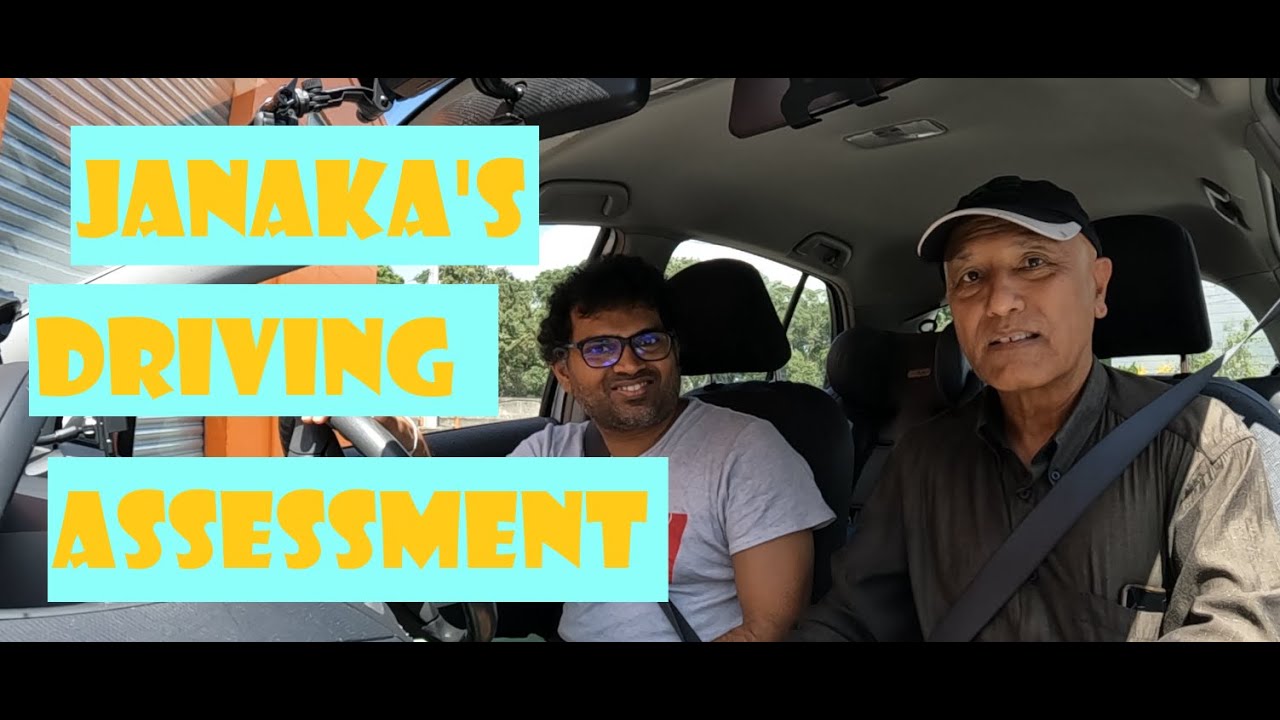 An assessment drive for overseas license holder Janaka