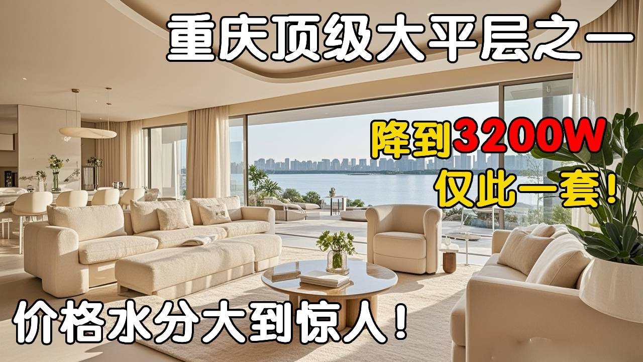 3200w买毛坯疯了吗？重庆顶级大平层之一房源稀缺仅此一套！价格水分大到惊人！#房产达人#房产知识
