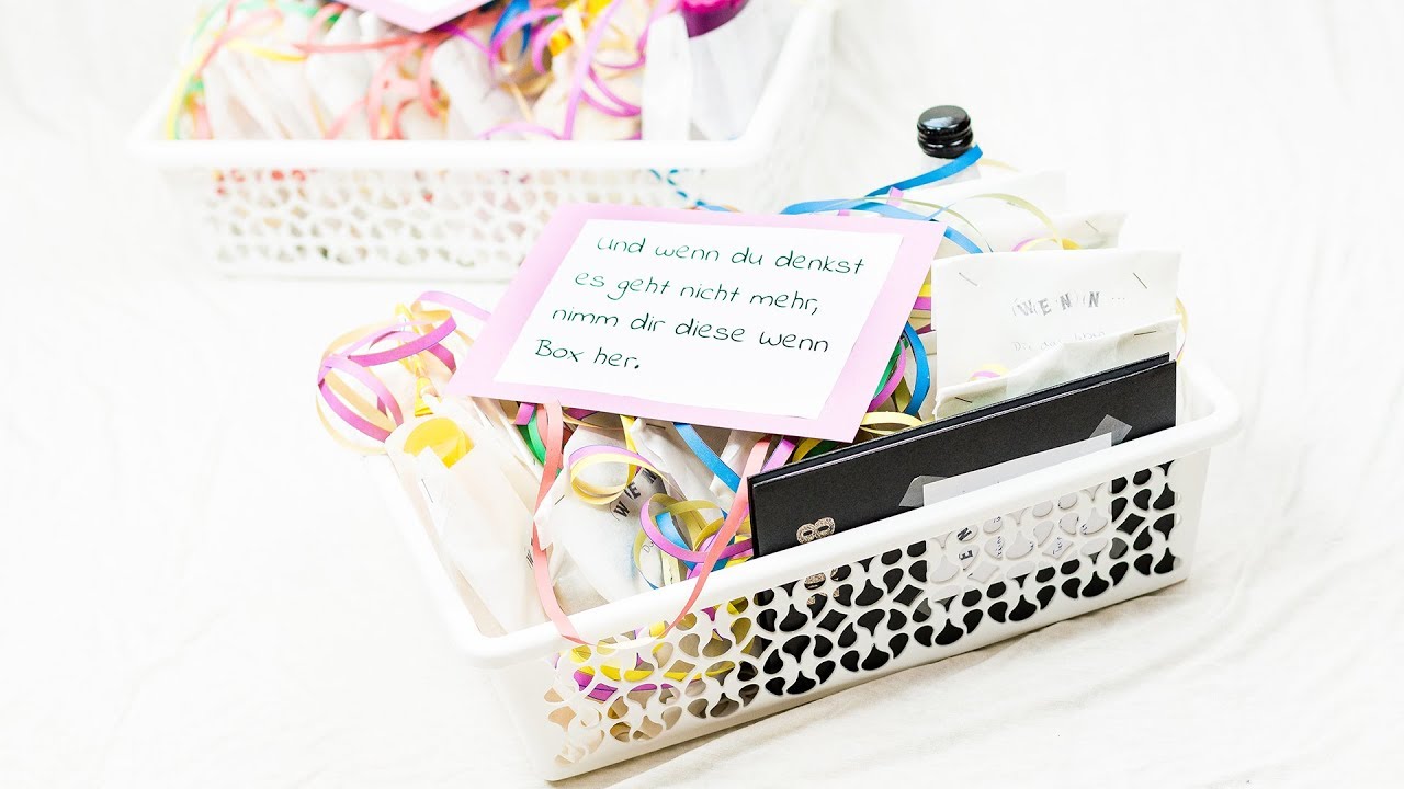 DIY Wenn Box basteln | 20 Ideen zum Befüllen | DIY Geschenkbox | Wenn Buch Alternative