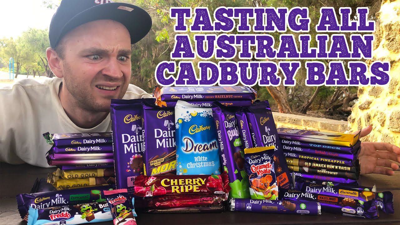 I tasted and rated EVERY CADBURY BAR (found only in Australia 🇦🇺)