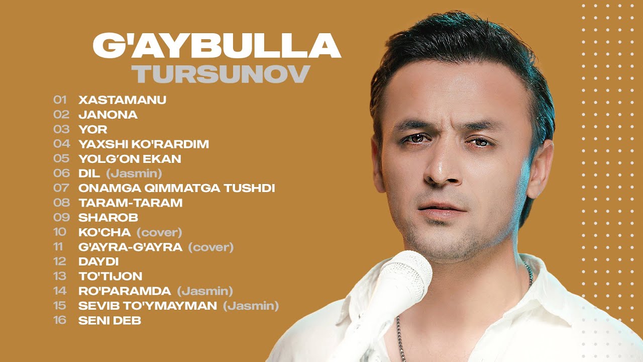 G'aybulla Tursunov - Xit Taronalari (Music Albom) #album