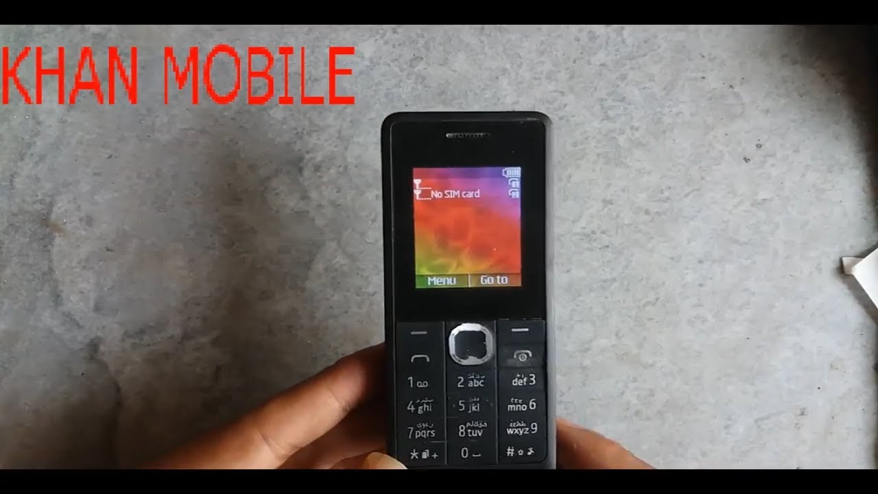 Nokia 107 106  Network Problem 100%OK  Update video