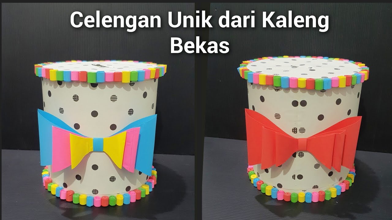 DIY Cara Membuat Celengan dari Kaleng Bekas | Kerajinan Tangan | Craft Ideas