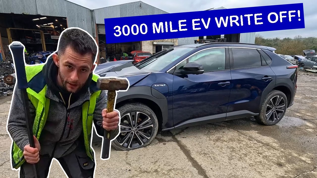 CRASHED ELECTRIC TOYOTA BZ4X WRITTEN OFF AFTER 3000 MILES!