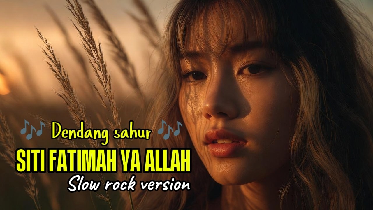 SITI FATIMAH YA ALLAH 🎶 Dendang Sahur 🎶 Slow Rock Version #cover #music