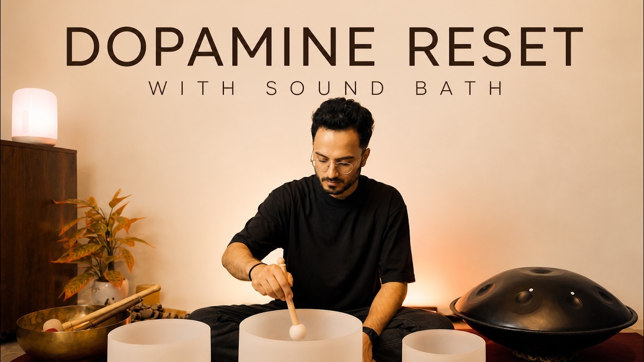 योग निद्रा With Sound Bath 15 मिनट में दिमाग शांत करें | Nervous System Reset Sound Bath Yogic Sleep