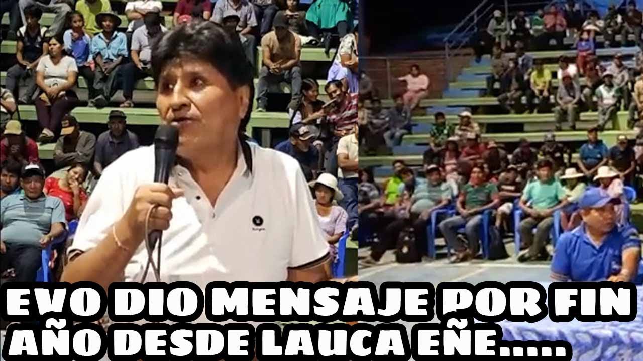 EVO MORALES DENUNCIA LOS RICOS NO PAGARAN IMPUESTO SOLO LOS POBRES VAN PAGAR EN BOLIVIA..