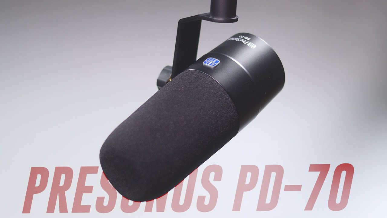 Presonus PD-70 Mic Review / Test (Compared to Podmic, SM7b, SM58, v7)