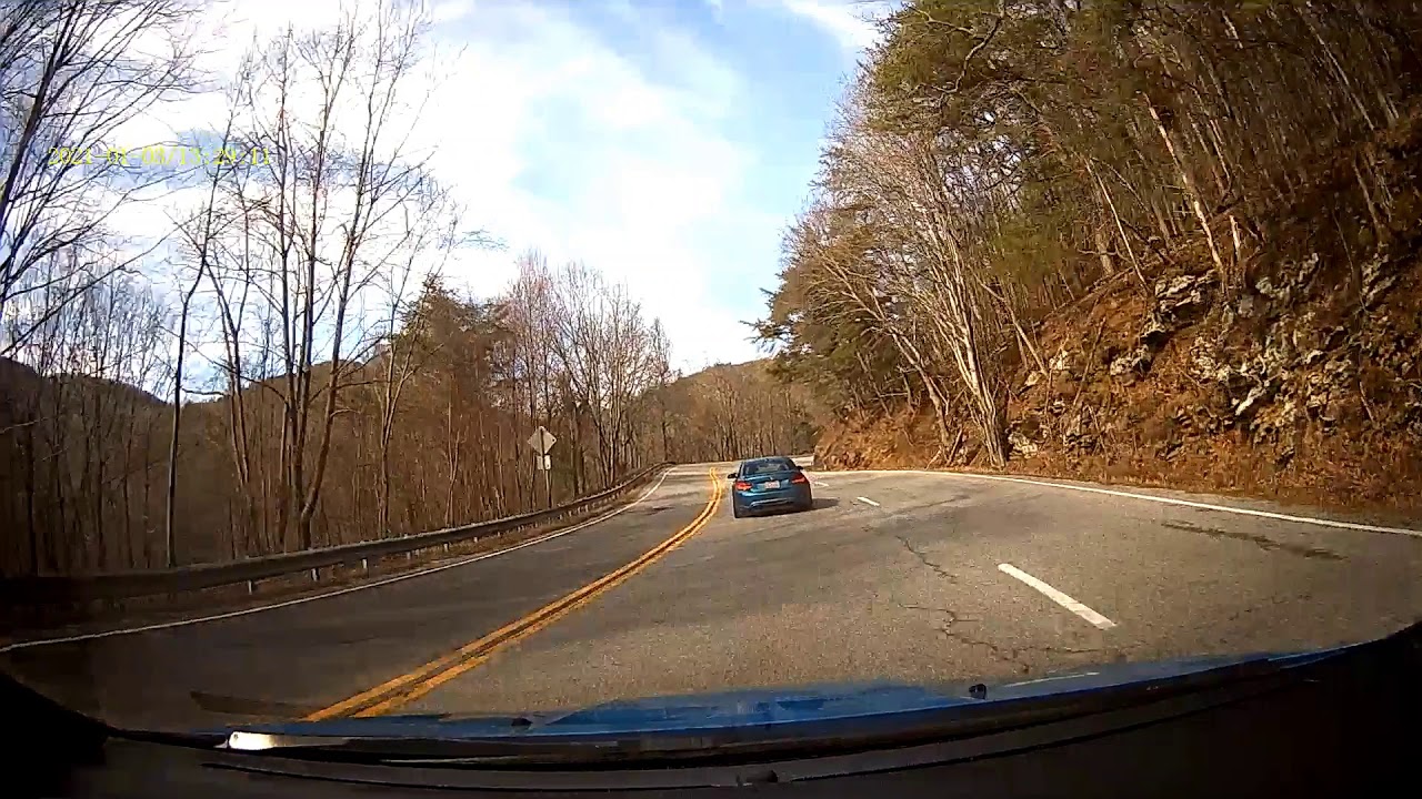 First mountain run 2021,  Focus RS chasing M2 Comp leading group 1