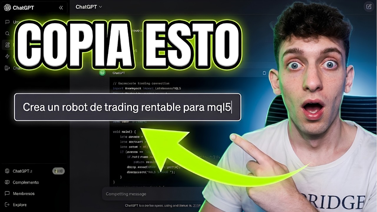 As&iacute; hice que ChatGPT me creara un BOT de TRADING RENTABLE