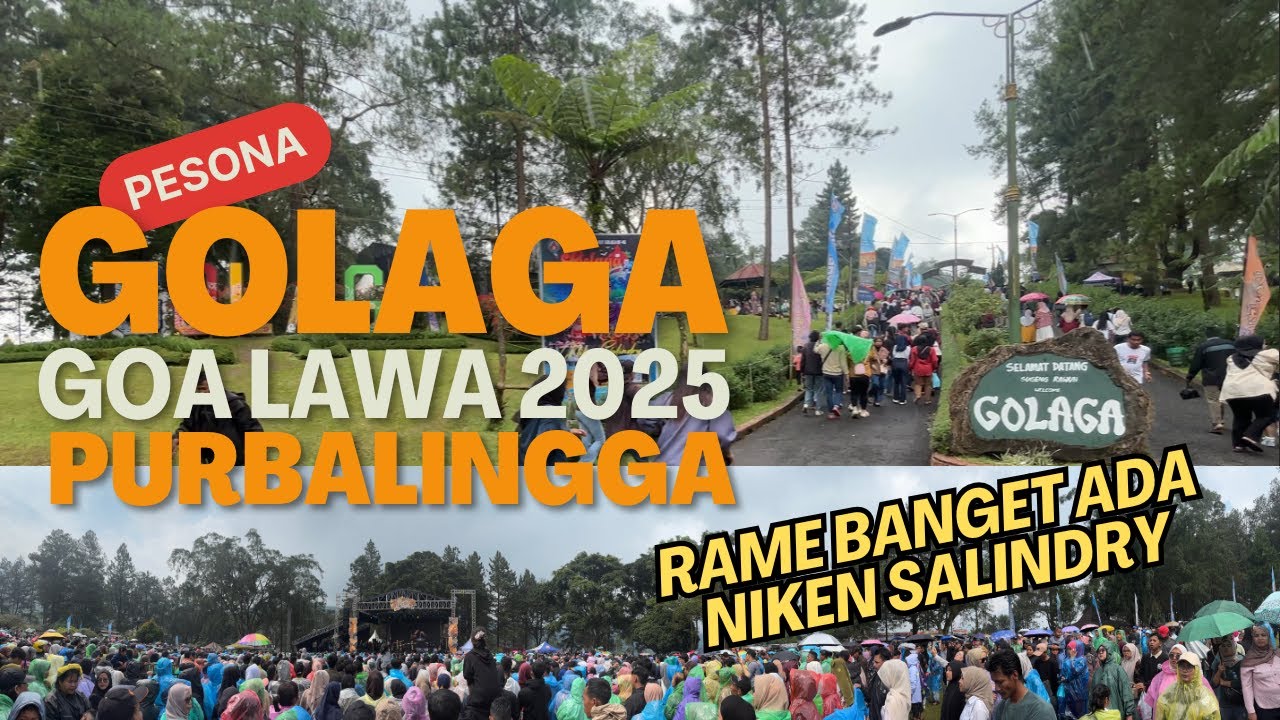 Wisata Goa Lawa Purbalingga | Golaga Purbalingga Terbaru 2025 - Rame Banget Pas Ada Niken Salindry