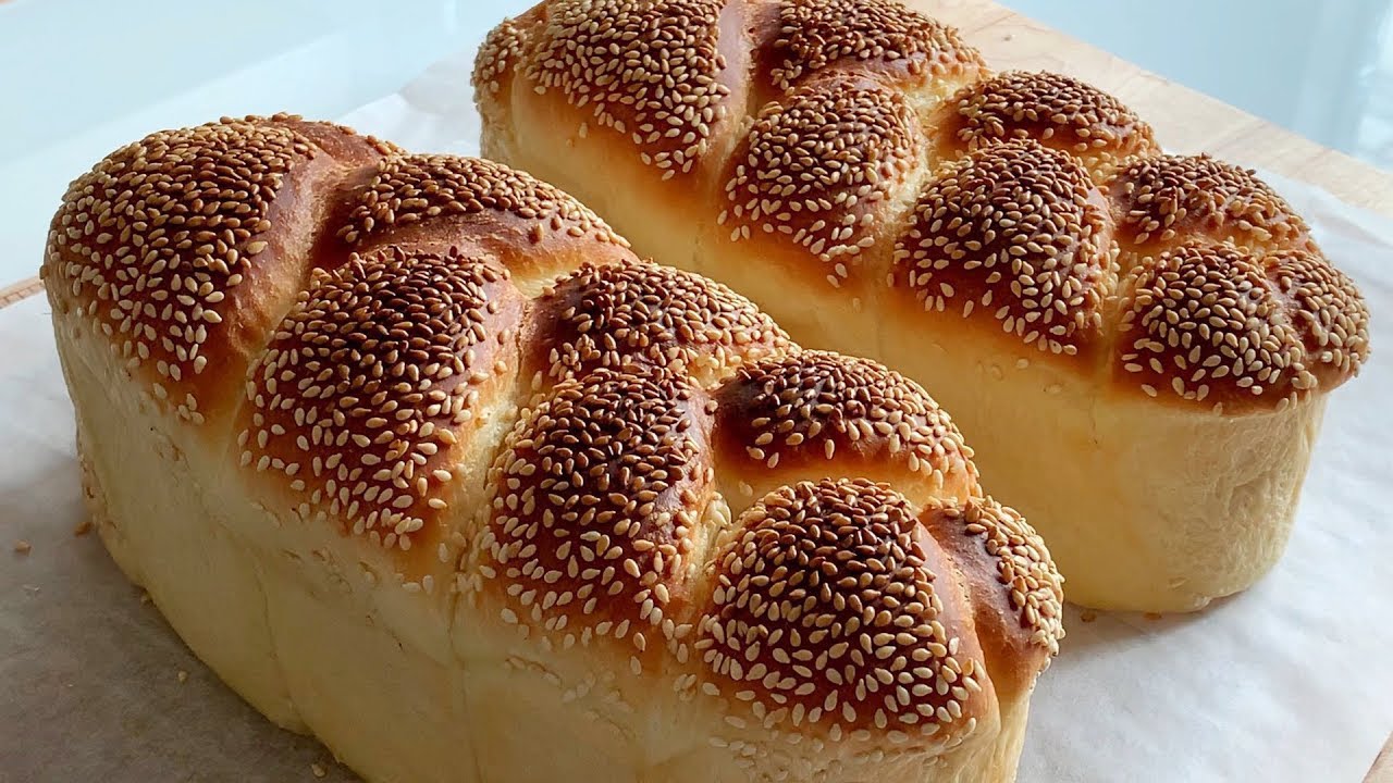 芝麻辮子手撕麵包 Sesame Braid Pull-apart Bread｜Carmen卡文