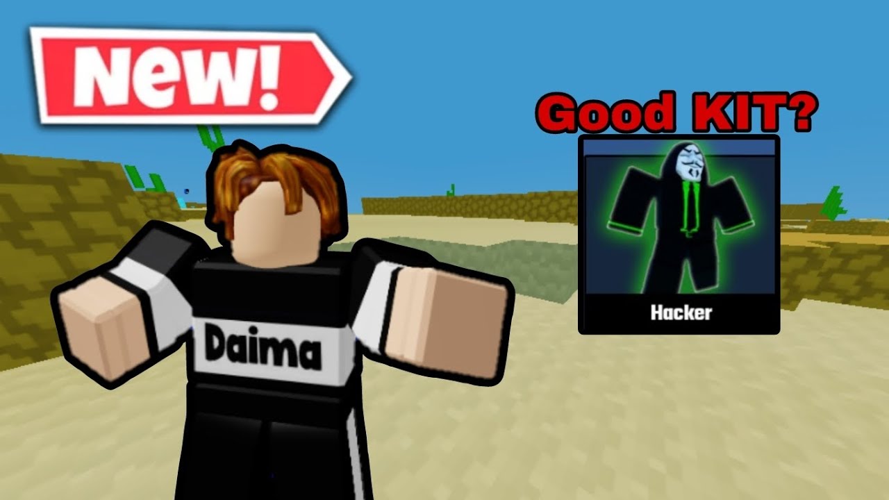 I used the new hacker kit in Roblox bedfight
