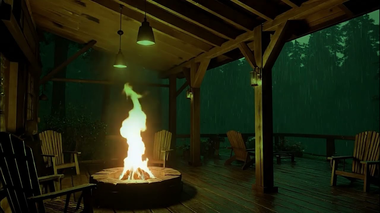 Deep Sleep Rain and Thunder Ambience | Stress Relief and Mind Relaxation