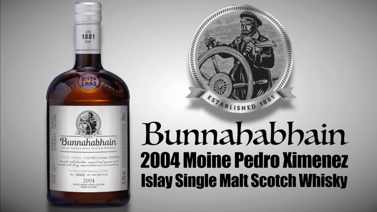 Bunnahabhain 2004 Moine Pedro Ximenez Islay Односолодовый шотландский виски